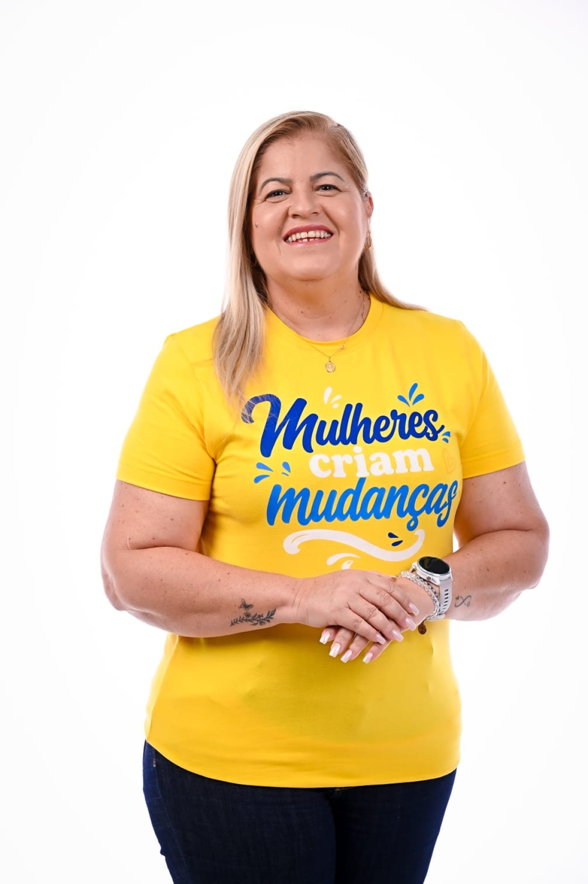 Retrato de Andréa Medeiros.